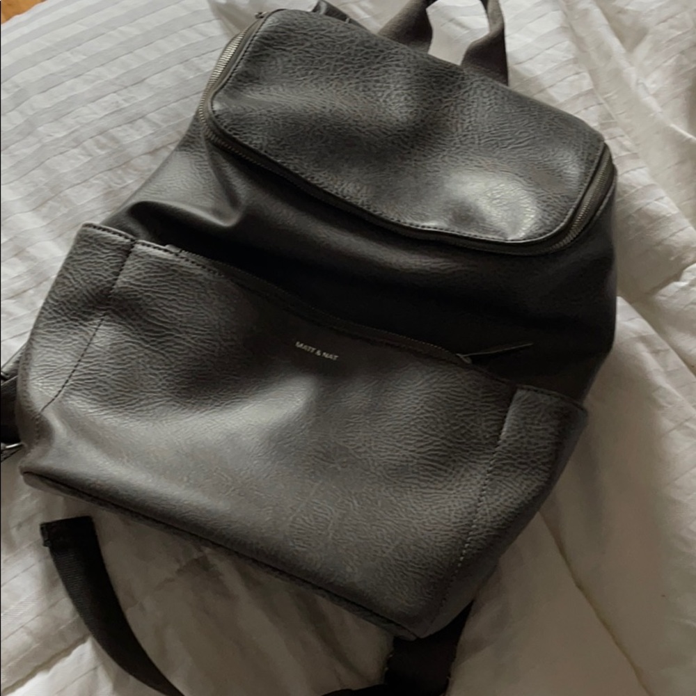 Gray Matt & Nat Backpack
